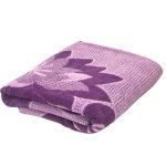 حوله حمام هنر طرح گلها سایز 75x135 سانتی متر - تصویر 4