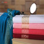 حوله حمام آذرریس تبریز طرح ورساچه سایز 100×160 سانتی متر - تصویر 3