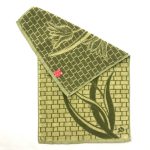 حوله دستی هنر طرح لاله سایز 75x40 سانتی متر - تصویر 7