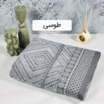 حوله حمام آذرریس طرح لیدیا سایز 100×165 سانتی متر - تصویر 2