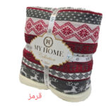 پتو مای هوم مدل کریسمسی پشت خز دار سایز 160x210 سانتی متر - تصویر 15